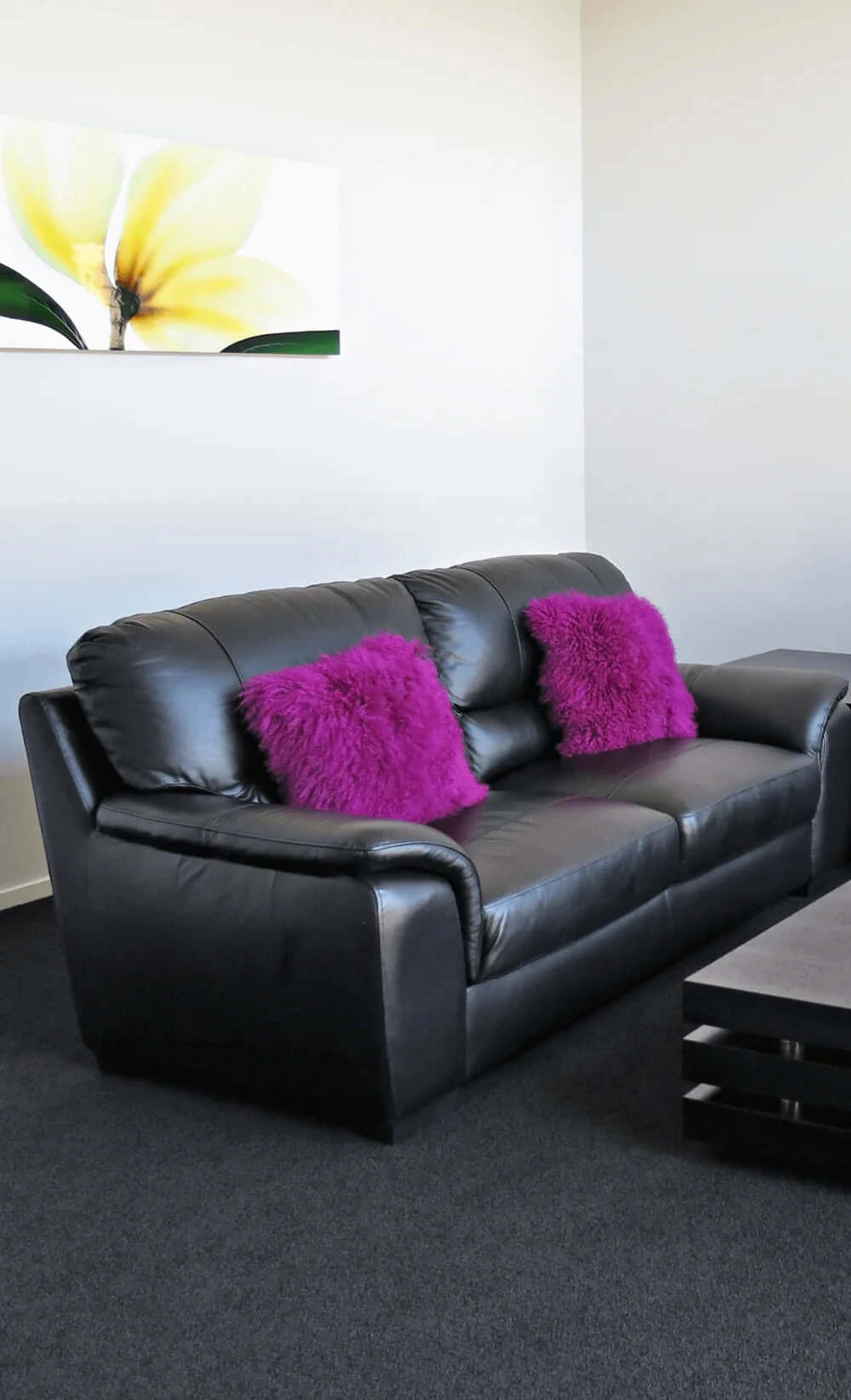 Mongolian Lamb Cushion Cover Pair