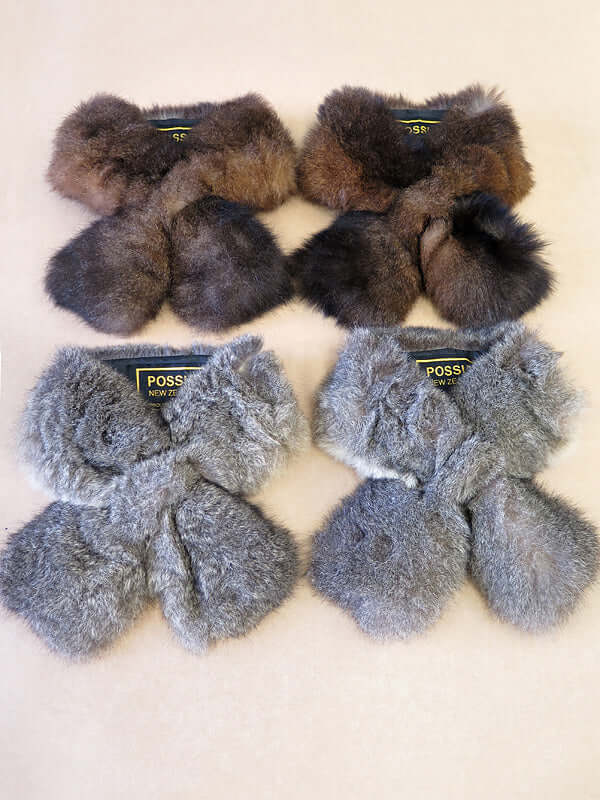 Possum Fur Scarf Collar - Set of 4