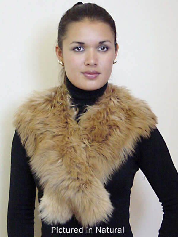 Alpaca Fleece Charleston Wrap cross over style stole for women