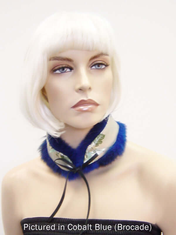 Possum Fur Mandarin Collar