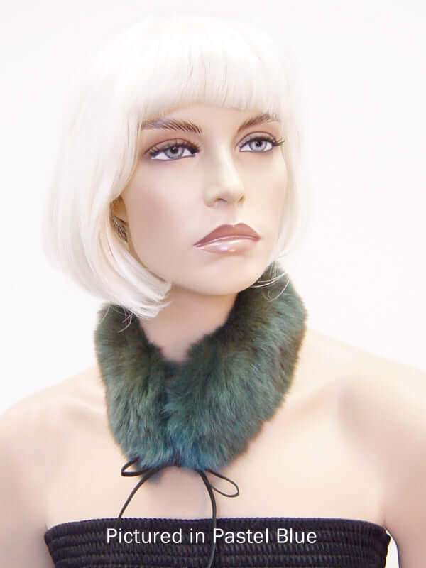 Possum Fur Mandarin Collar