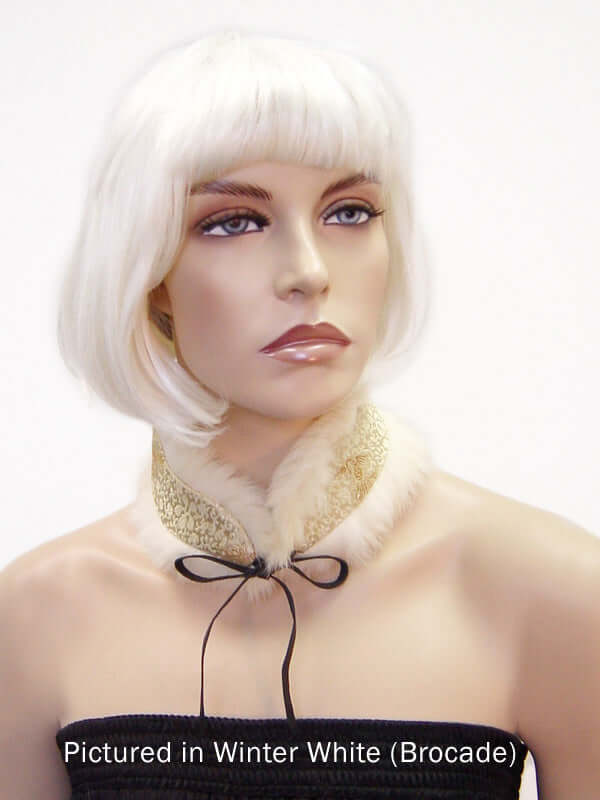 Possum Fur Mandarin Collar