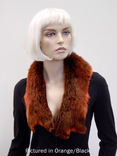 Possum Fur Raw Edge Collar