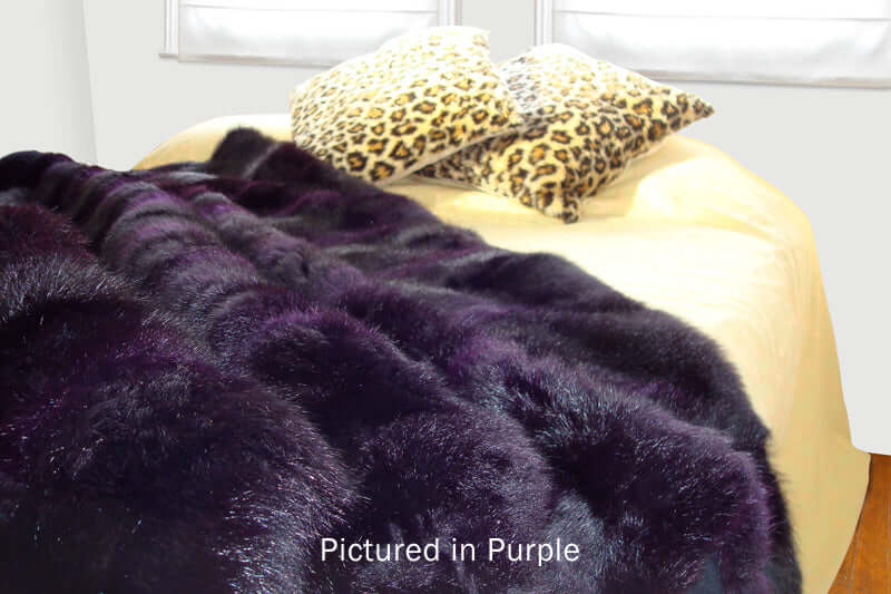 Possum Fur Full Bed Throw - Single