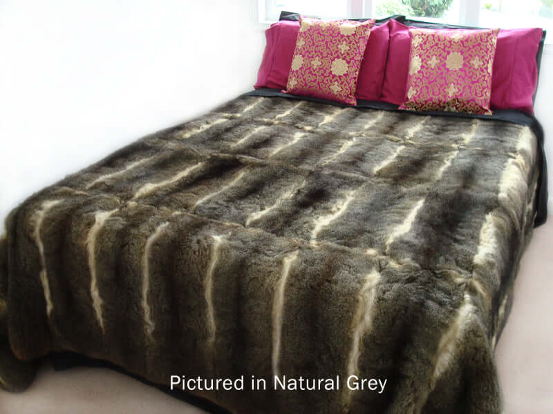 Possum Fur Full Bed Throw - King Size