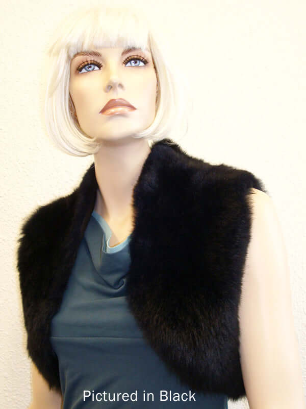 Possum Fur Bolero Vest