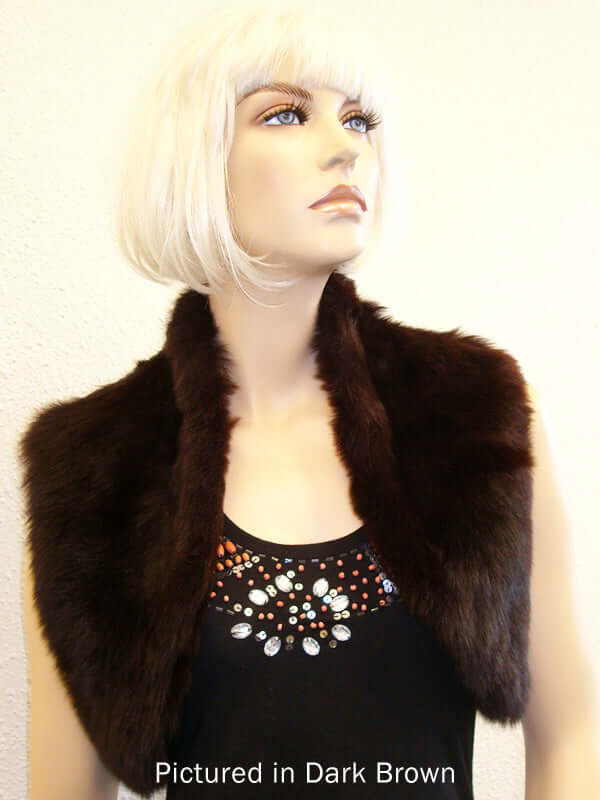 Possum Fur Bolero Vest