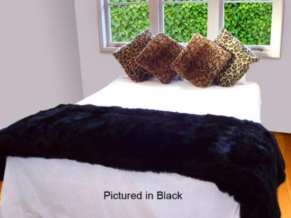 Possum Fur Half Bed Throw - Queen Size