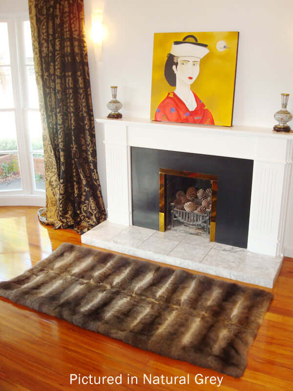 Possum Fur Half Bed Throw - Single