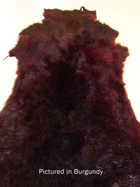 Possum fur muff for women to keep hands warm with fur both sides and leather neck strap in many colors
