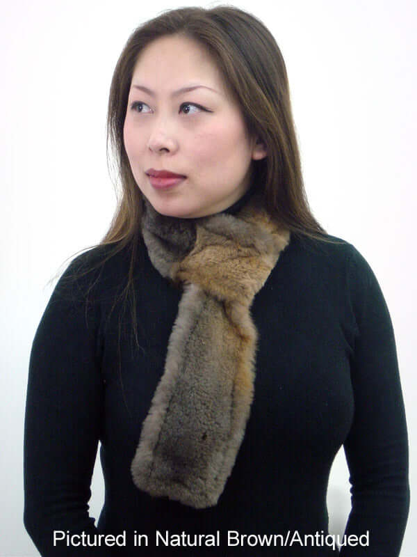 Possum Fur Pull Thru Scarf