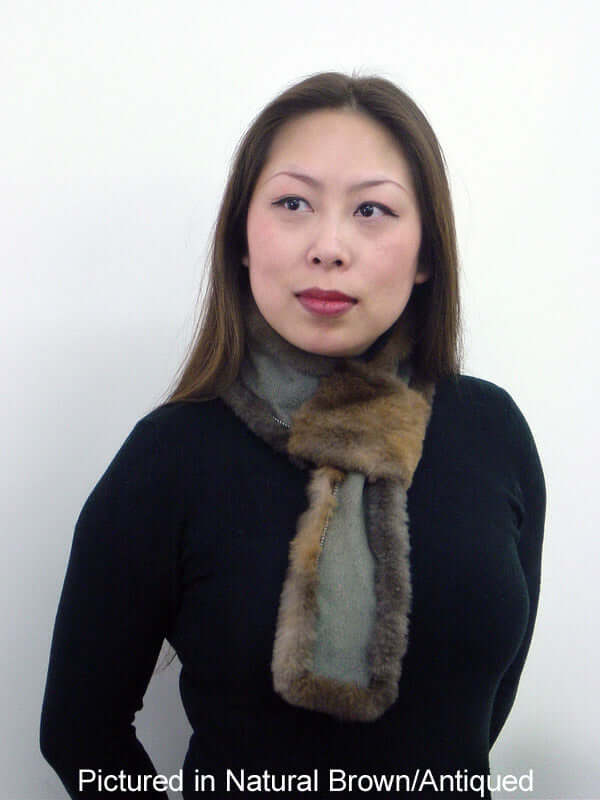 Possum Fur Pull Thru Scarf