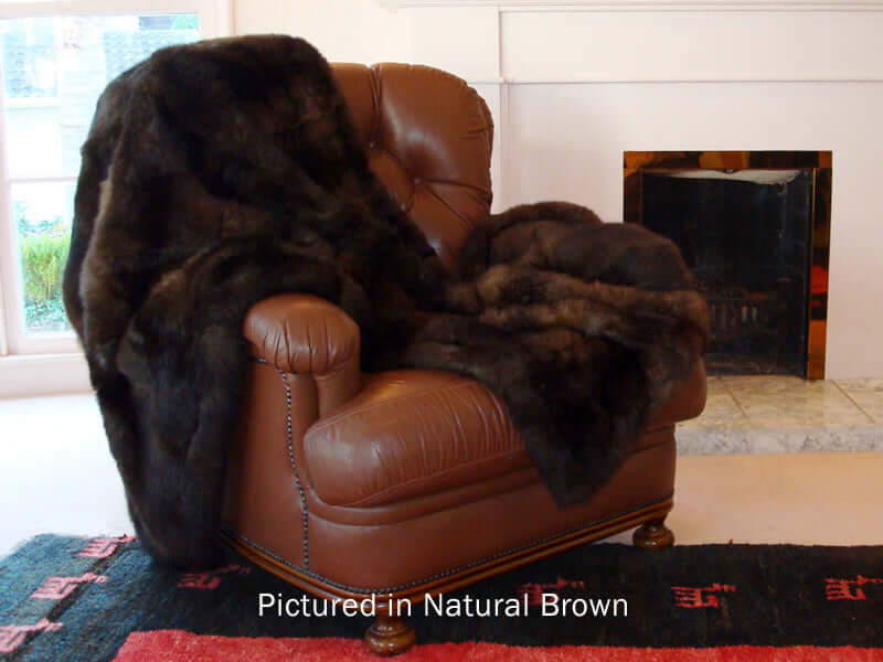 Possum Fur Sofa Throw - Mini