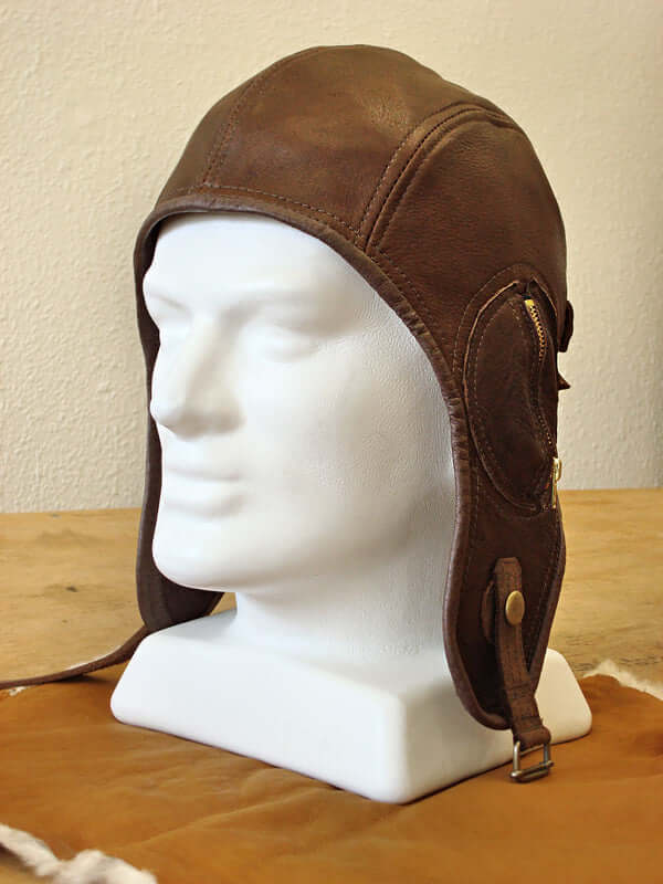 Deerskin Air Force Hat - Suede Lined