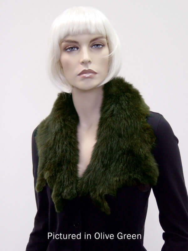 Possum Fur Raw Edge Collar