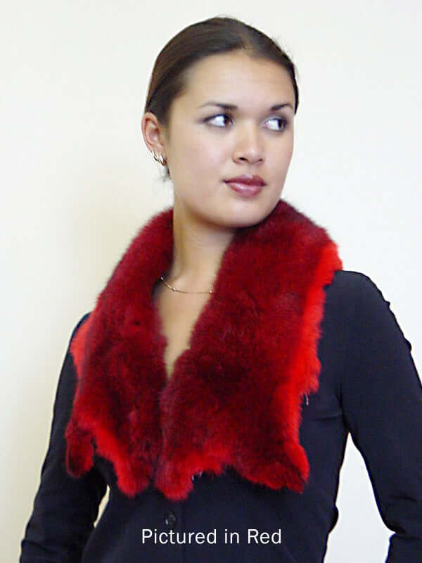 Possum Fur Raw Edge Collar