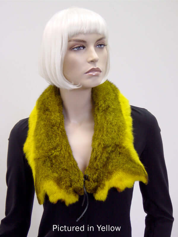 Possum Fur Raw Edge Collar