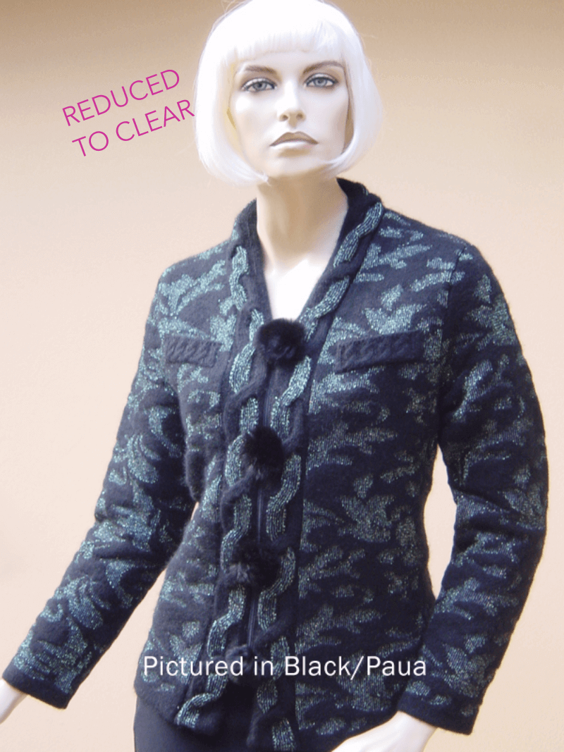 Possum Merino Knitwear Rococco Jacket