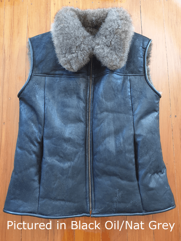 Possum Fur Hunter Vest with zip
