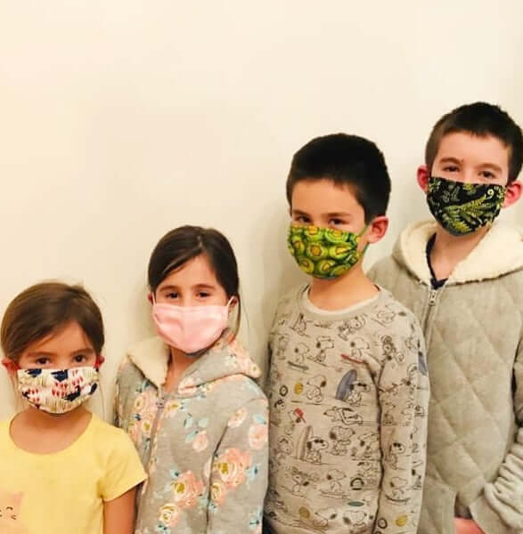 Face Mask Kiwiana Kids Ear Loop Style