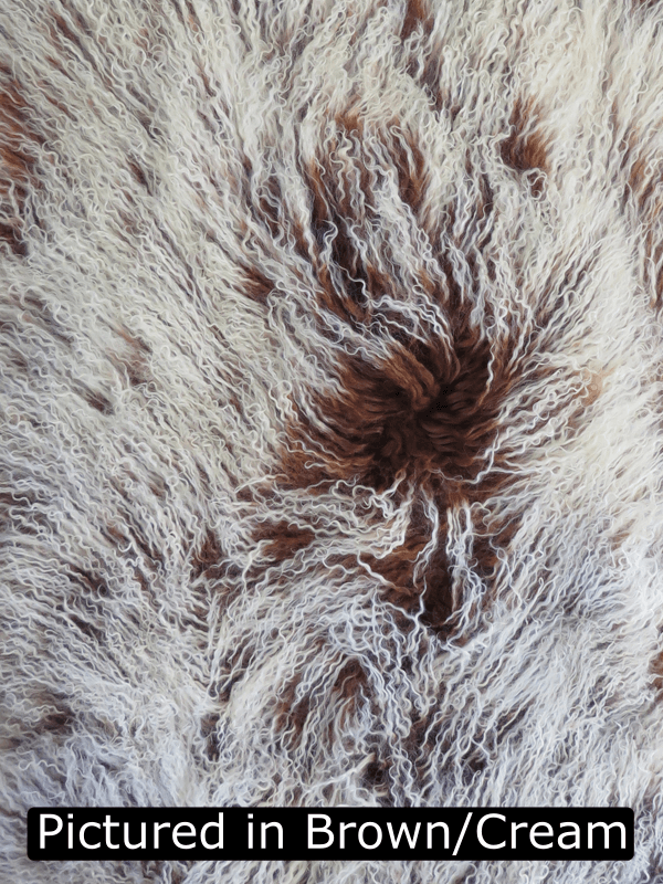 Mongolian Lamb Shaggy Stole