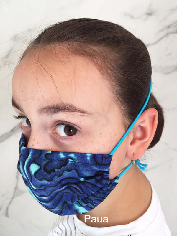 Face Mask Kiwiana Kids Toggle Style