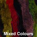 Possum fur trimmed black polypropylene eco bag environmental hold all for supermarket, books, school, lunch, knitting