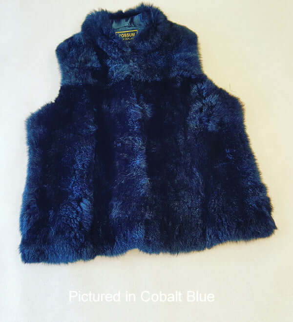 Possum Fur Bolero Vest