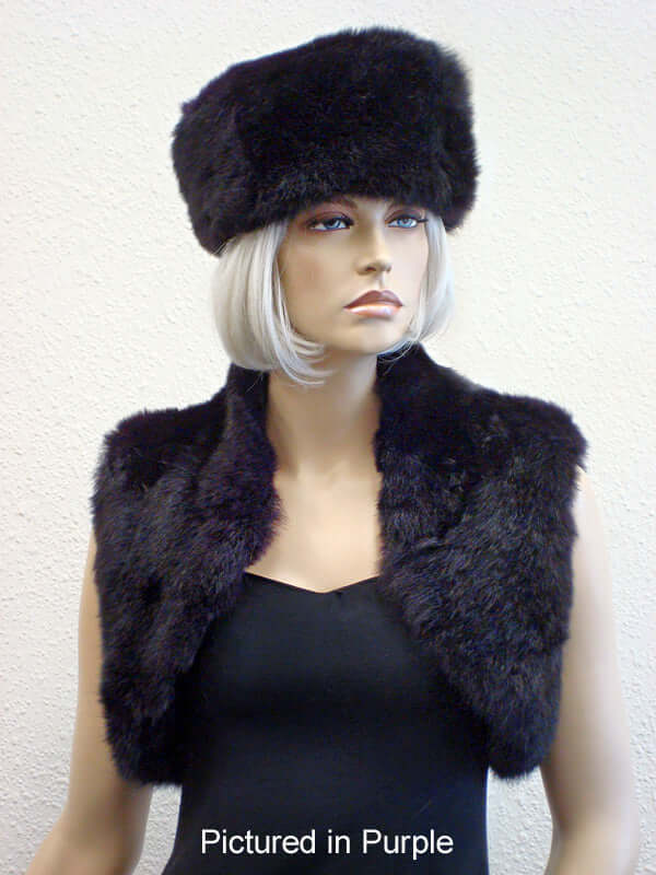 Possum Fur Bolero Vest