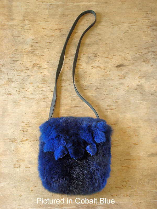 Possum Fur Raw Edge Bag