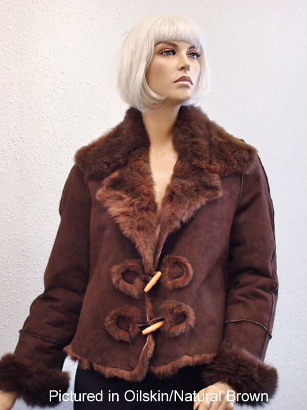 Possum Fur Raw Edge Jacket