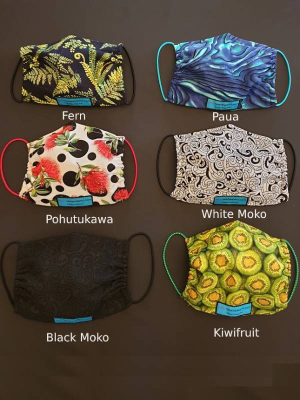 Face Mask Surgical Style - Kiwiana Prints
