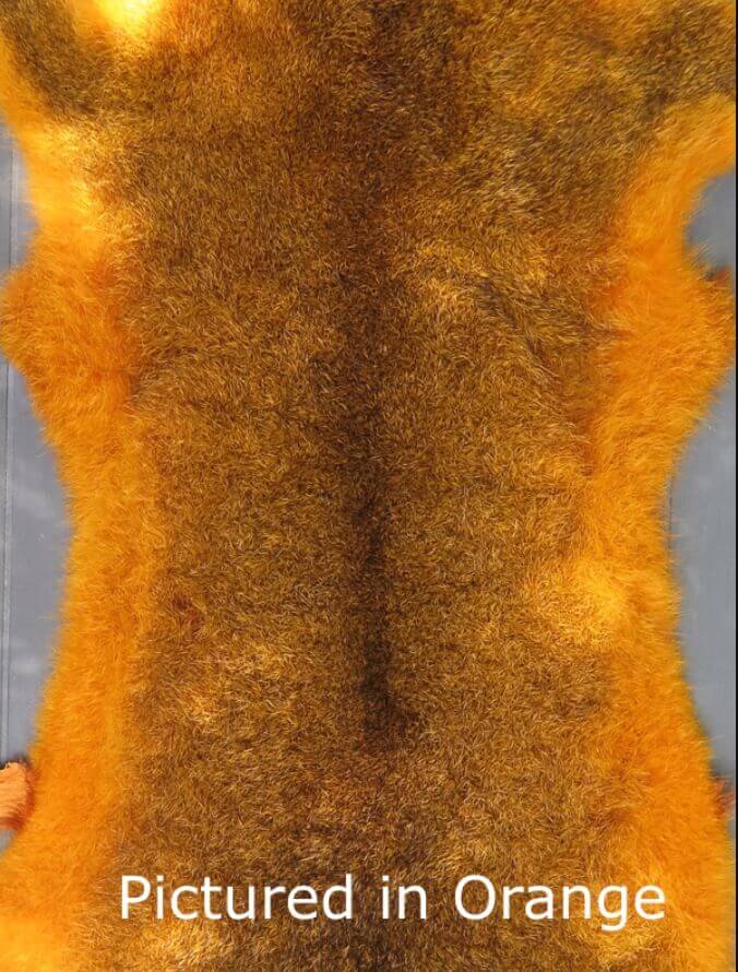 orange scarf fur