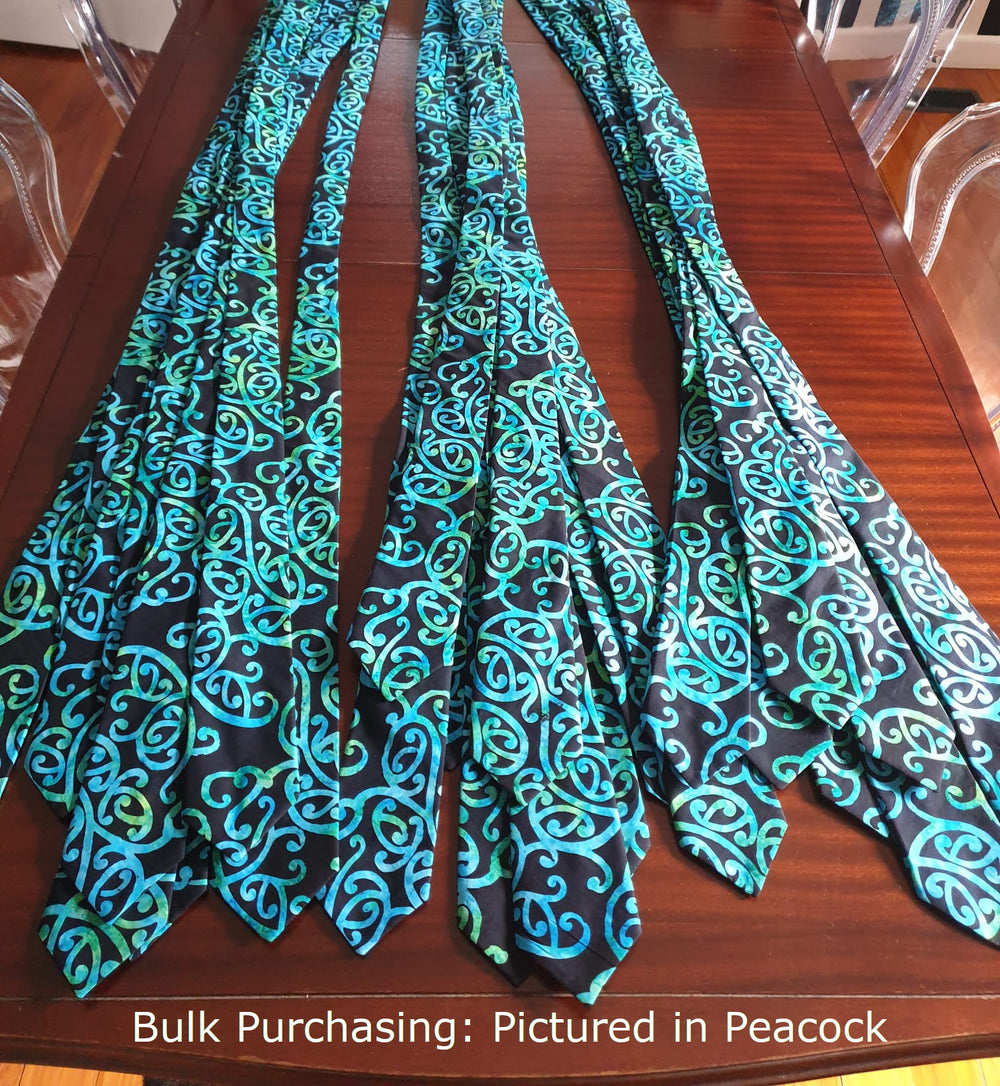 Kiwiana Te Maori Mens Tie (Set of 10)