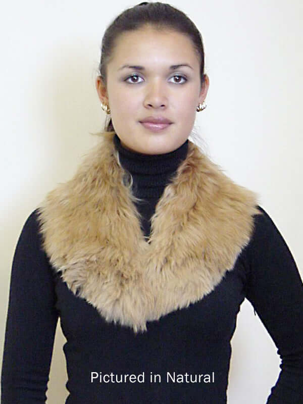 Alpaca Fleece Shawl Collar scarf for women