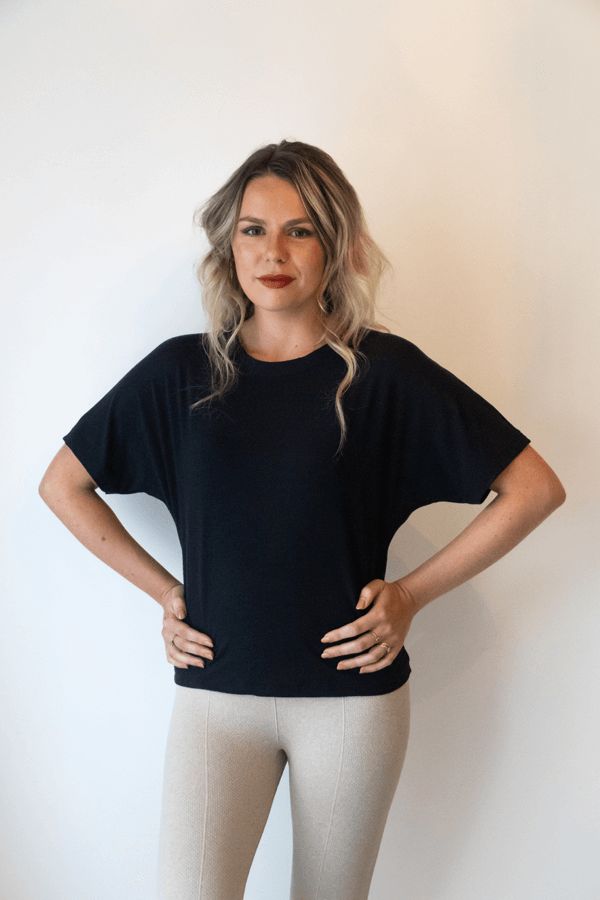 Copper Ion Antimicrobial  Dolman Sleeve Top
