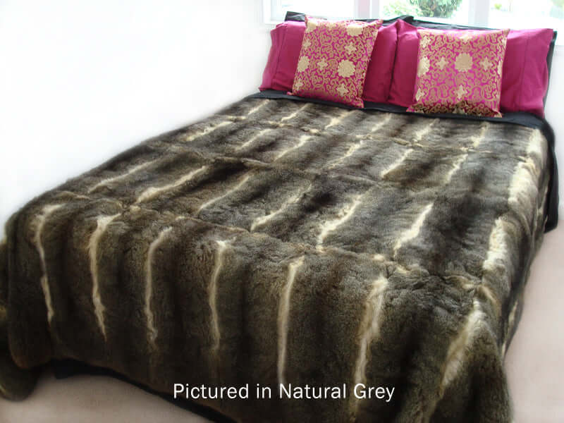 Possum Fur Full Bed Throw - Single