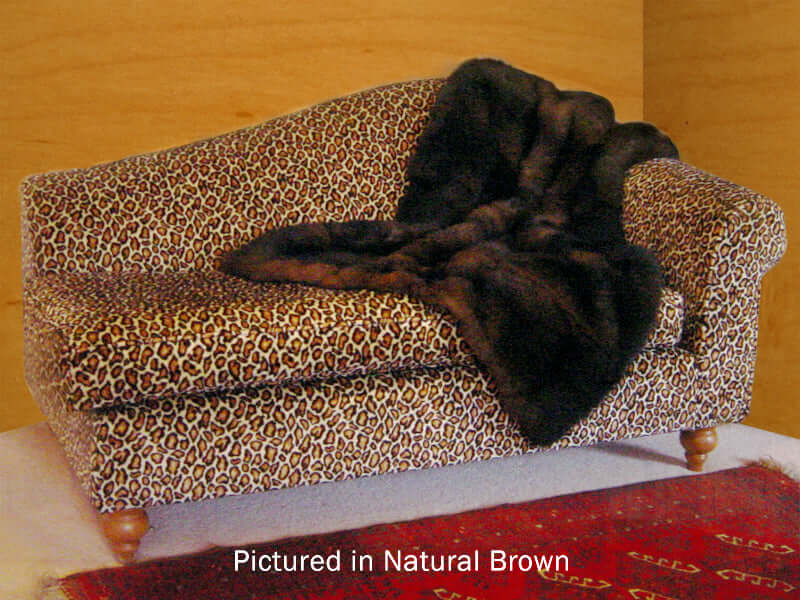 Possum Fur Half Bed Throw - Single