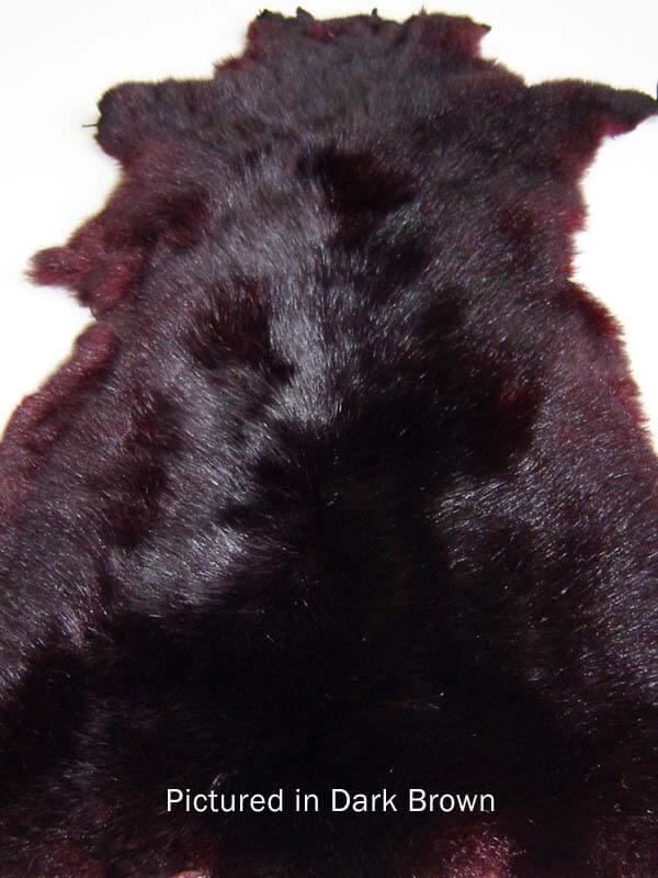 Possum Fur Raw Edge Collar