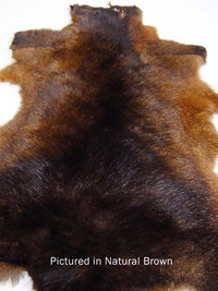 Possum Fur Roll Collar with Button