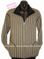 Possum Merino Pinstripe Knitwear Jacket