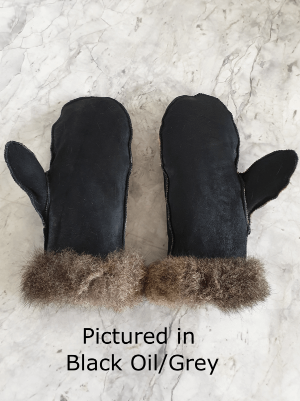 Possum fur glove mittens for warm hands in choice of colors for winter, apres ski or chilblains.