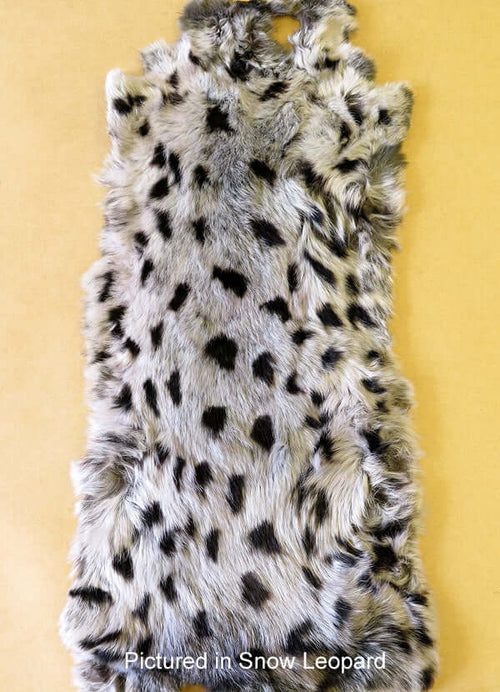 New Zealand Possum Fur Hides Pelts Skins Leopard Print