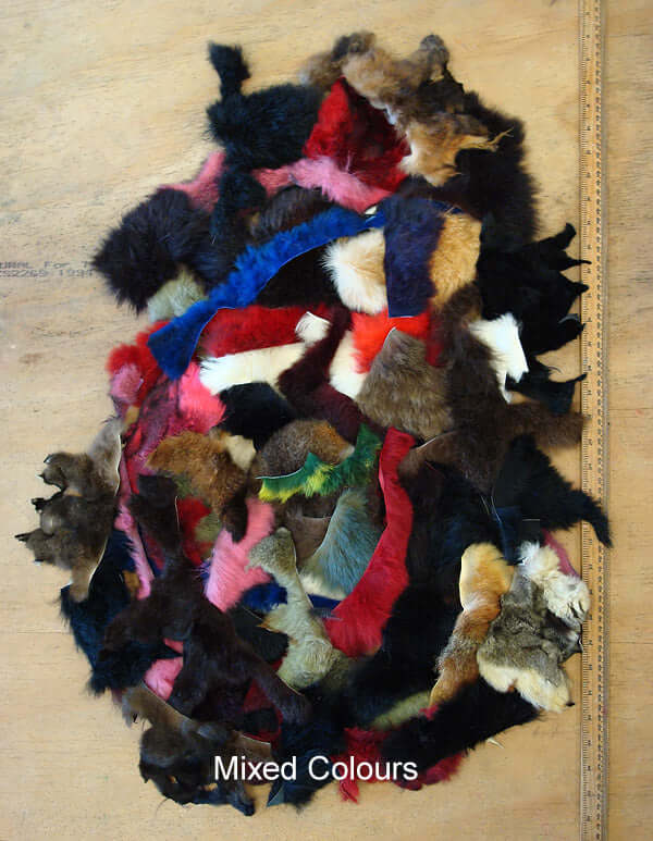 Possum fur scraps for craft work: flowers, trim and borders; scrapbooking, kids workshops sold in 500gm bags